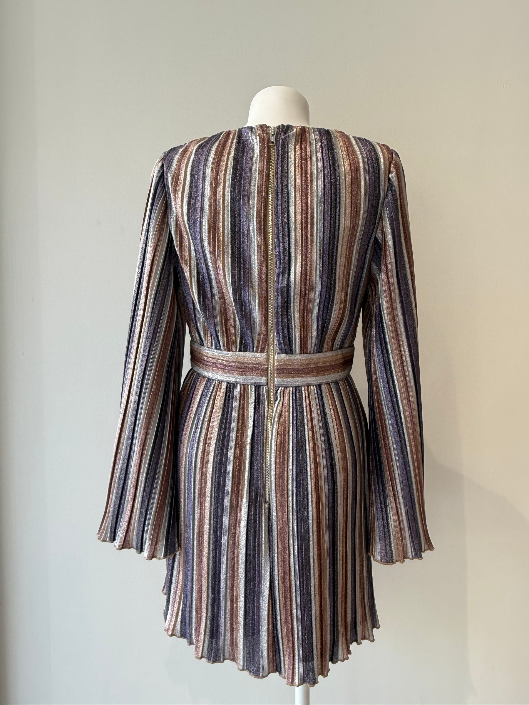 Mossman Flared sleeve Mini Dress