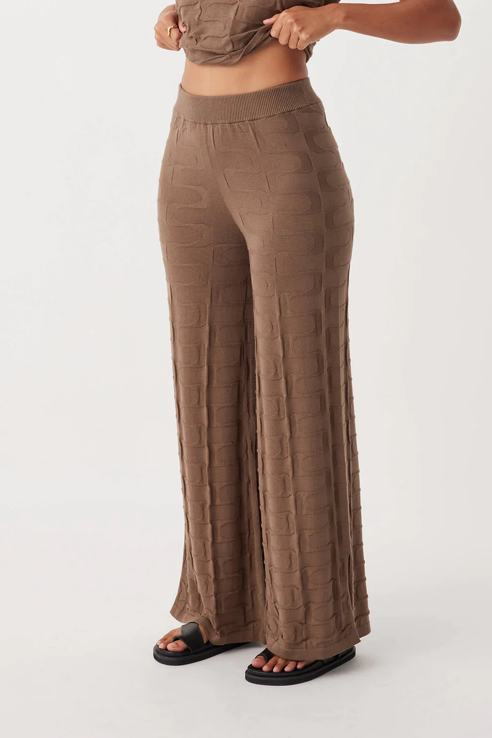 Lara Organic Cotton Pant - Cacao