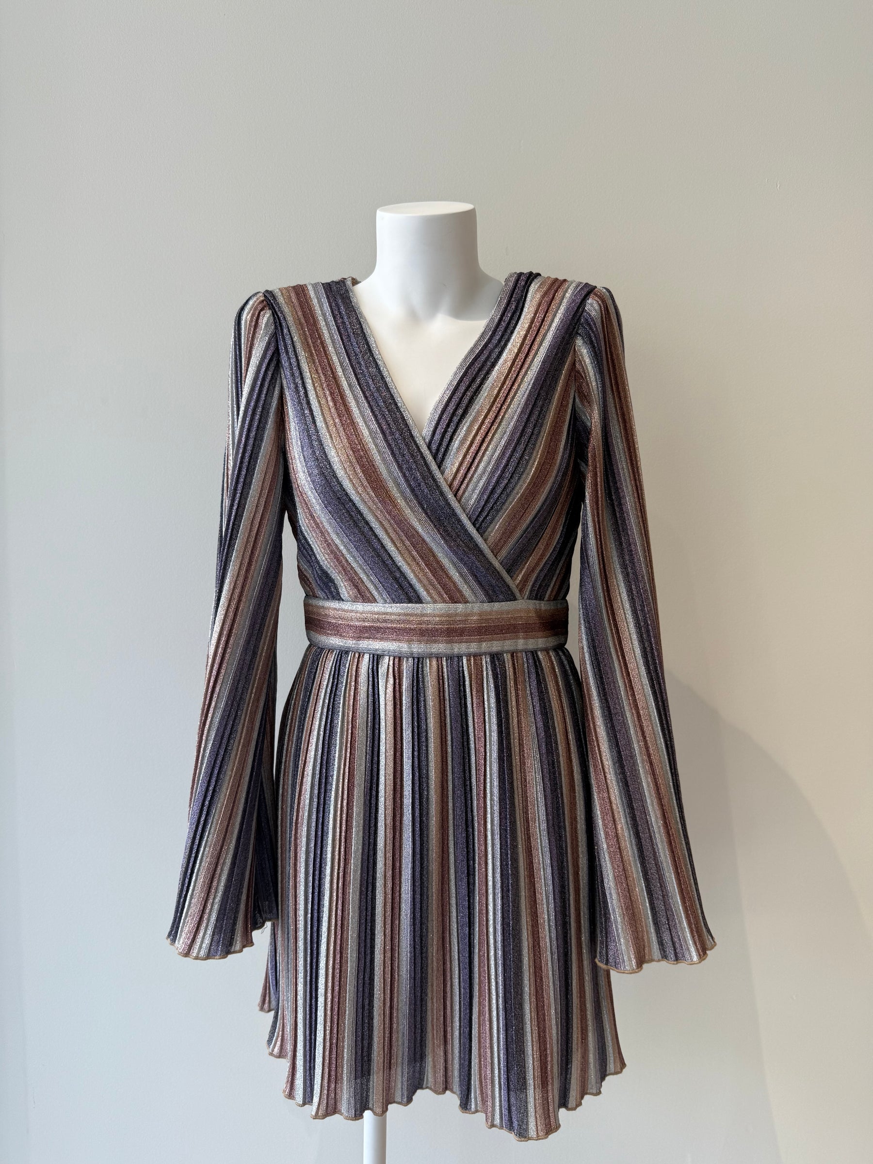 Mossman Flared sleeve Mini Dress