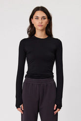 ALBA LONG SLEEVE - BLACK