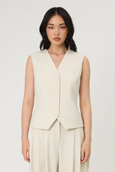 AUSTIN WAISTCOAT - IVORY