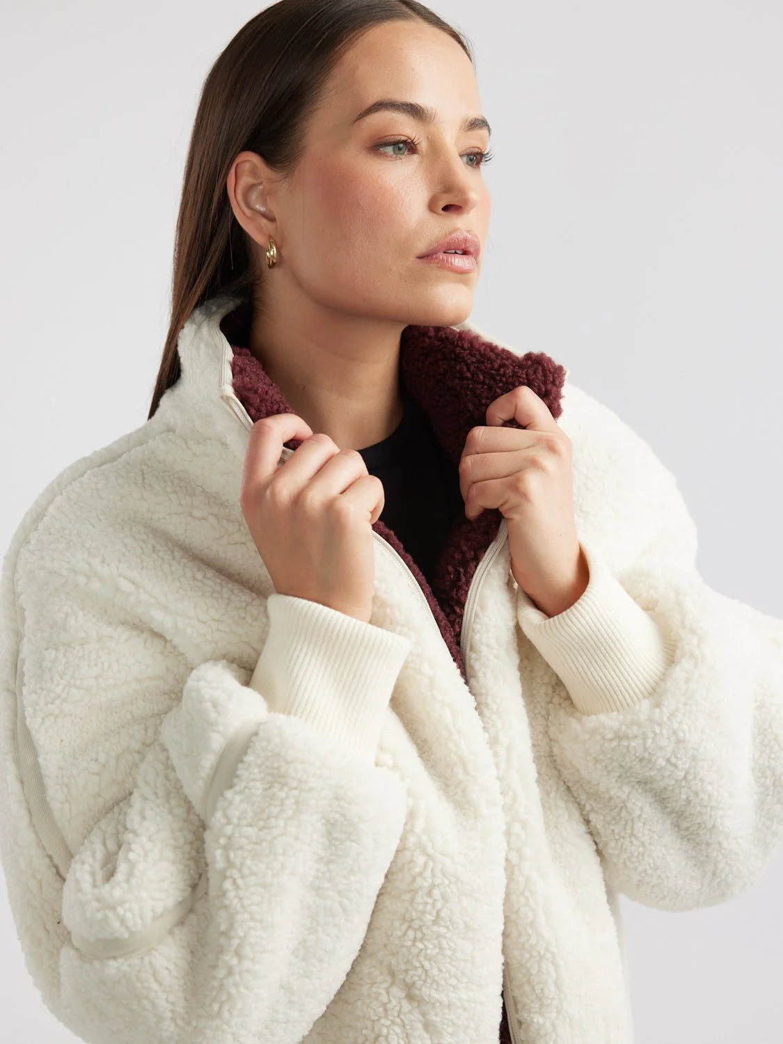 PALOMA REVERSIBLE TEDDY JACKET