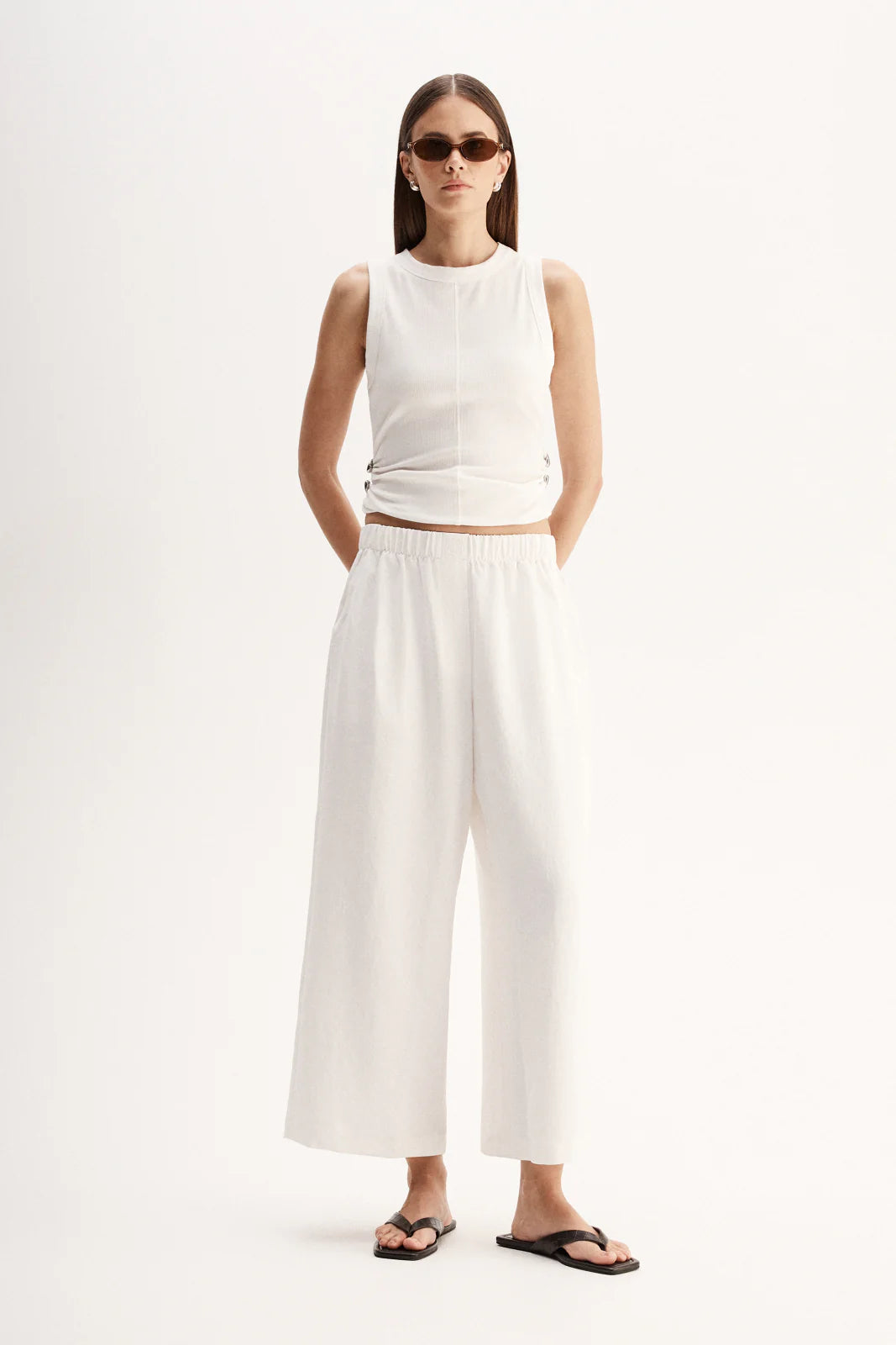 Charlie Top White