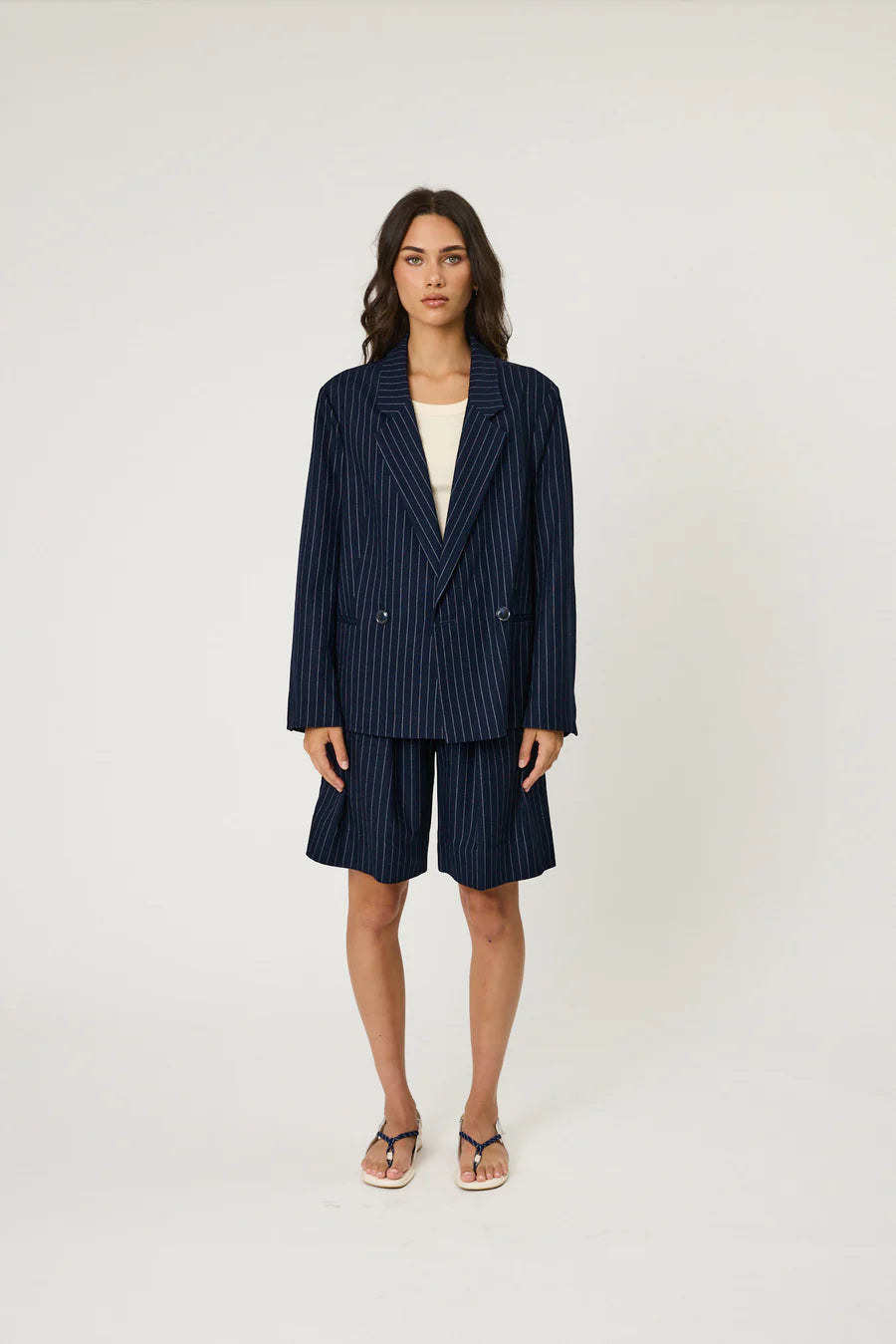 RORY BLAZER - MIDNIGHT STRIPE