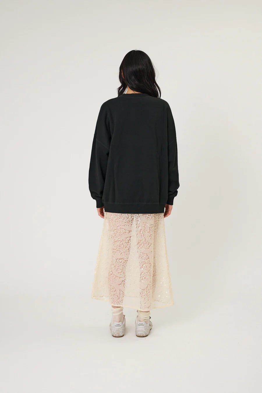STARLET CREW - WASHED BLACK