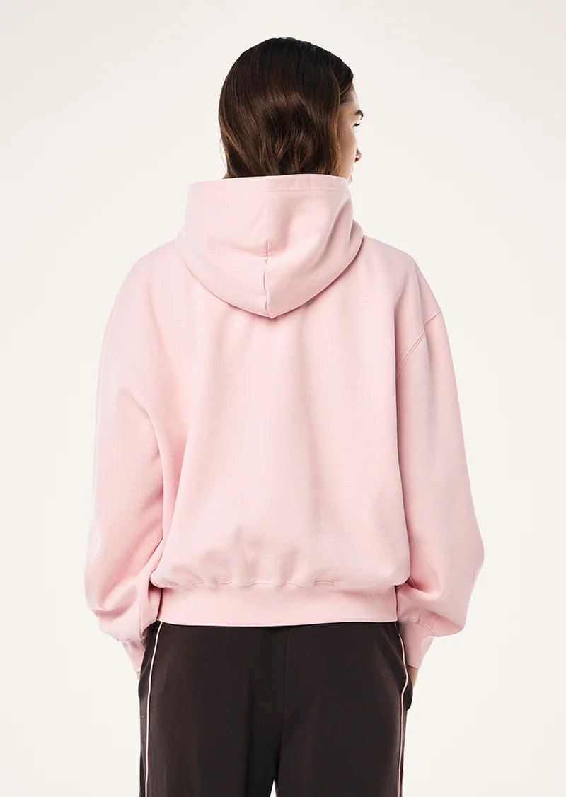PEAK HOODIE IN WASHED CHALK PINK