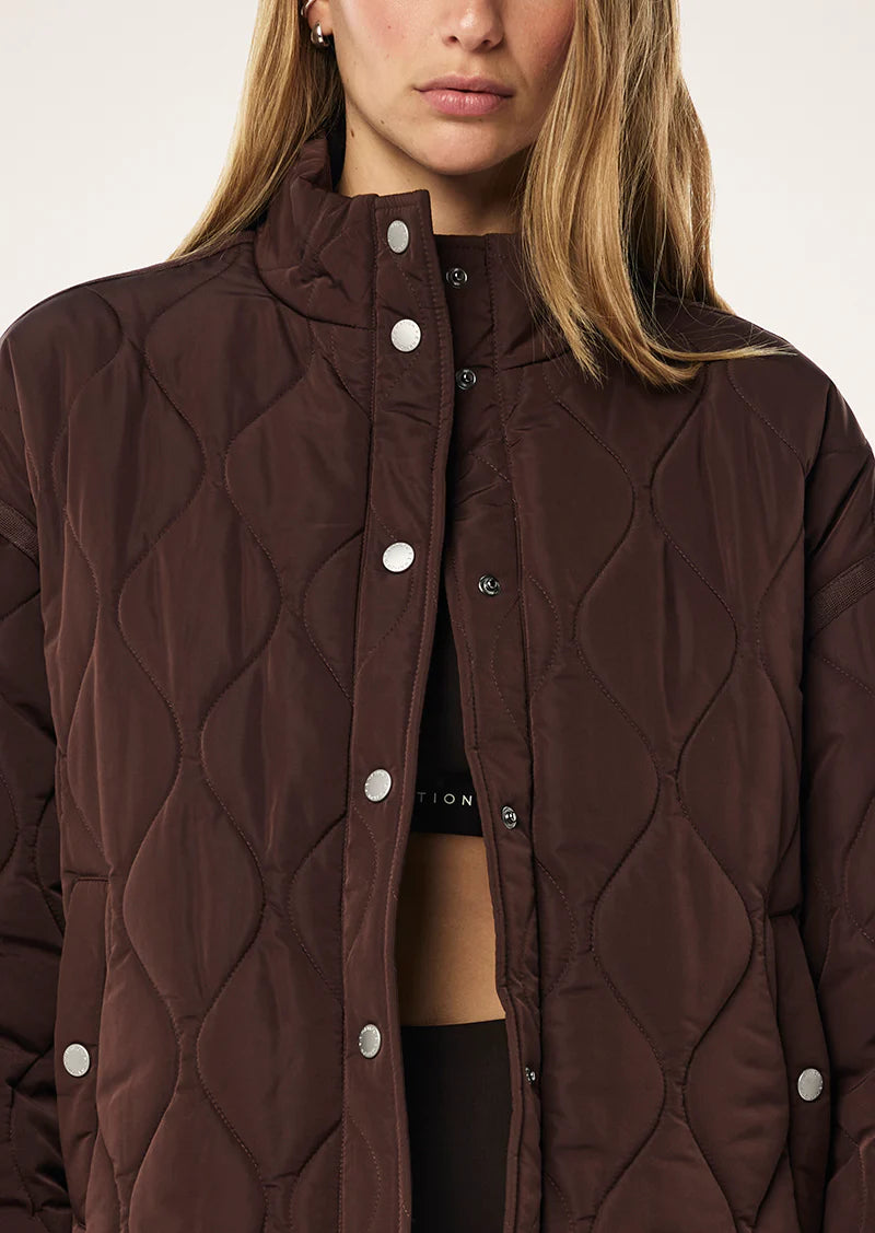 SURGE QUILT JACKET IN ESPRESSO