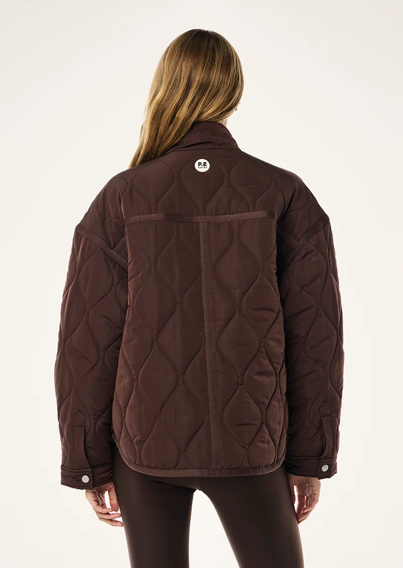 SURGE QUILT JACKET IN ESPRESSO