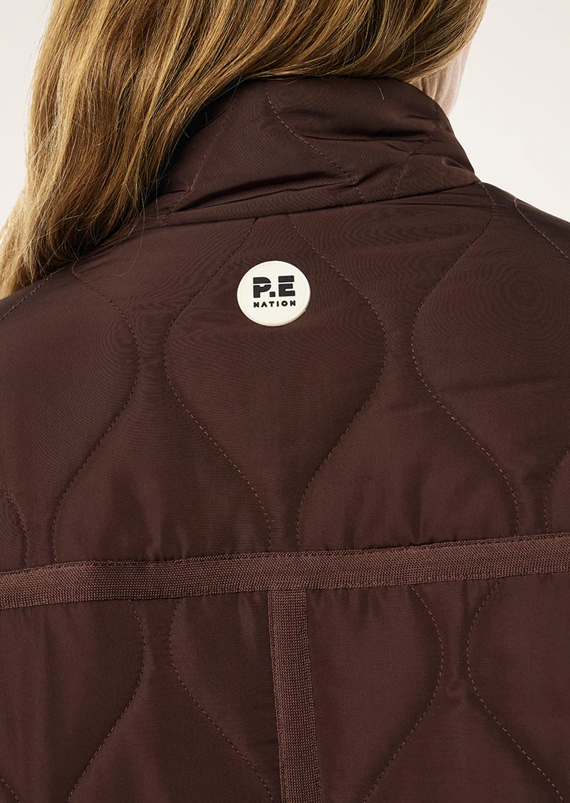 SURGE QUILT JACKET IN ESPRESSO
