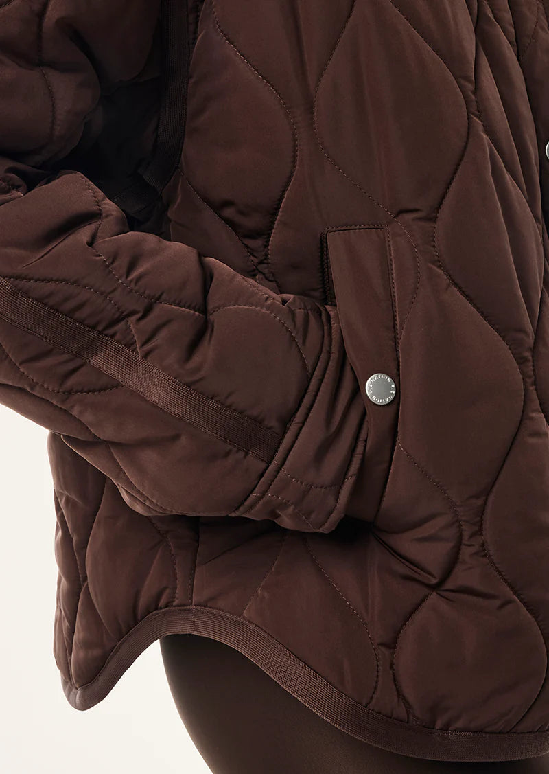 SURGE QUILT JACKET IN ESPRESSO