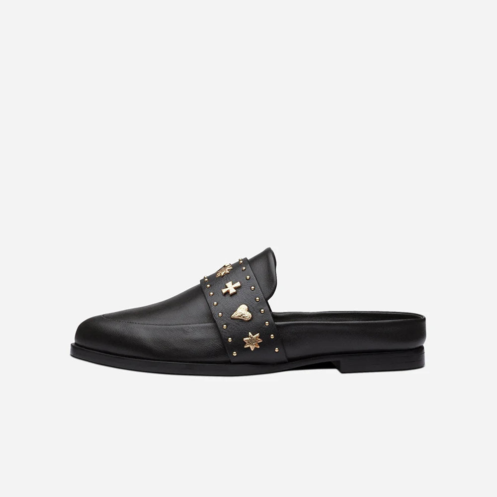 TUESDAY SLIDE BLACK/GOLD