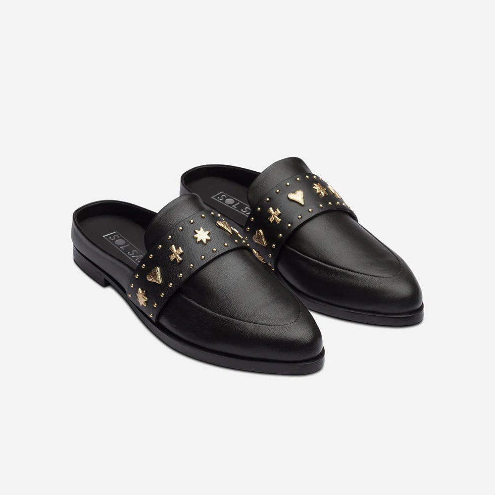 TUESDAY SLIDE BLACK/GOLD