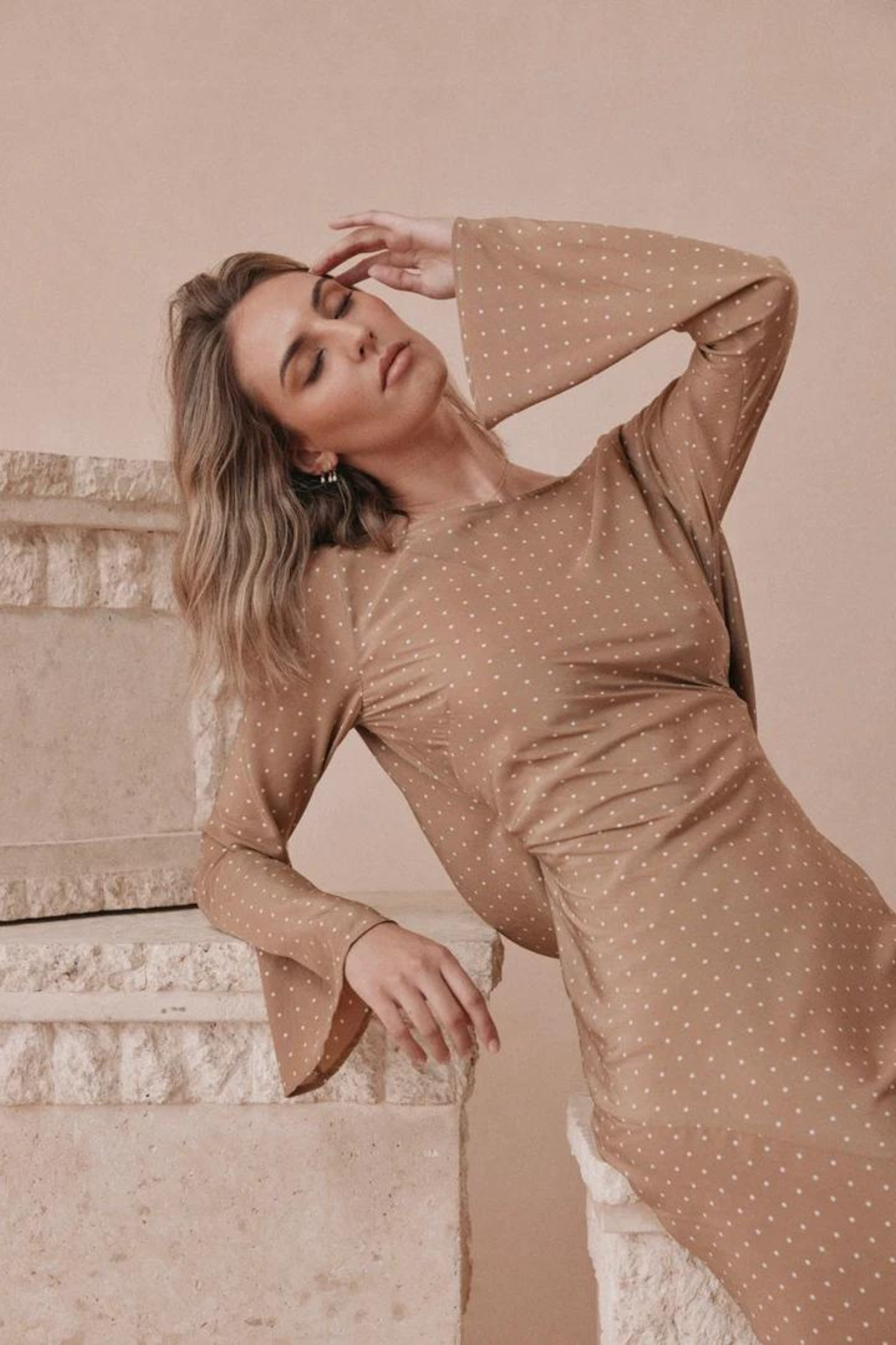 Diana Dress - Choc Spot