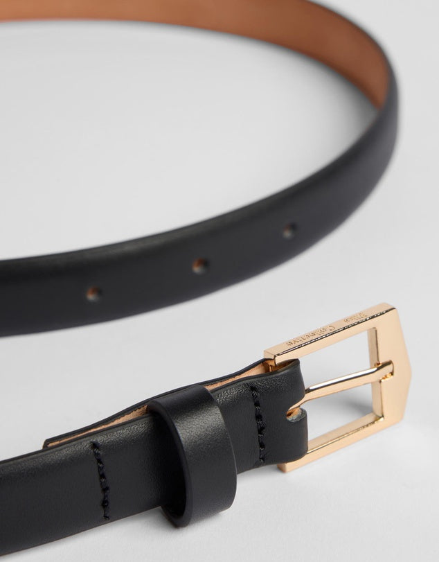 Ida Belt 2.0Cm Black/Gold