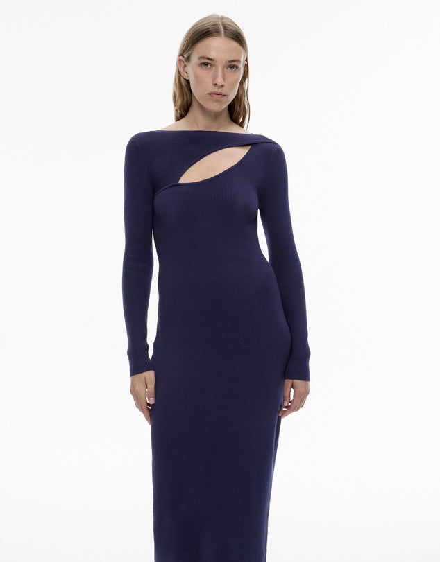 Witchery - Rib Split Detail Knit Dress
