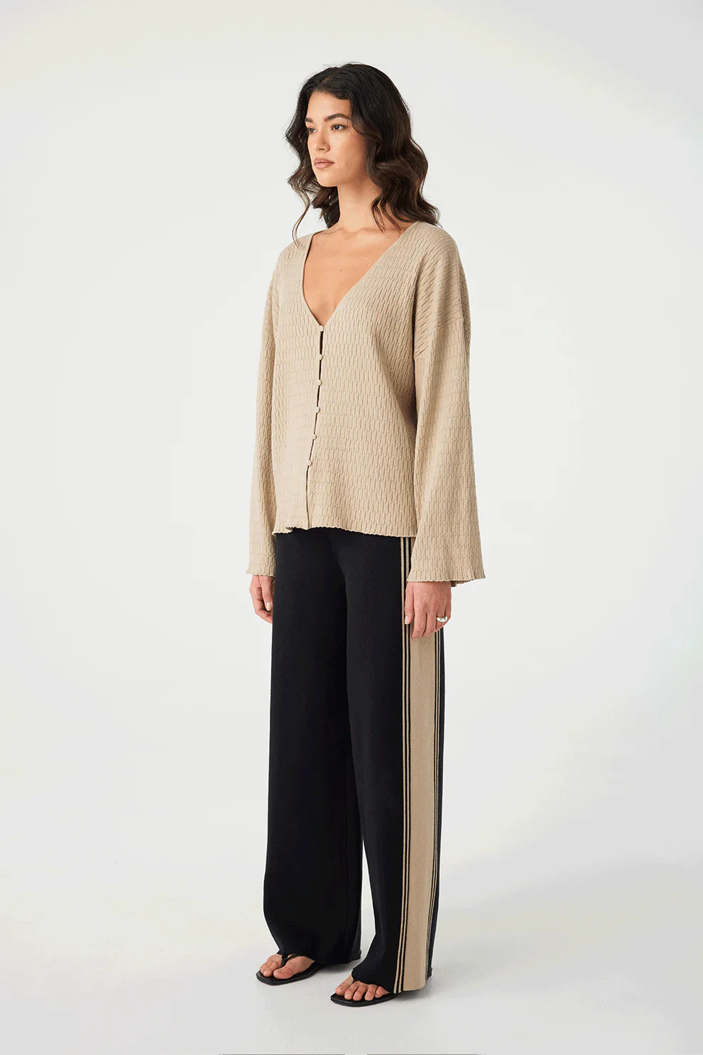 Jude Long Sleeve Top - Taupe