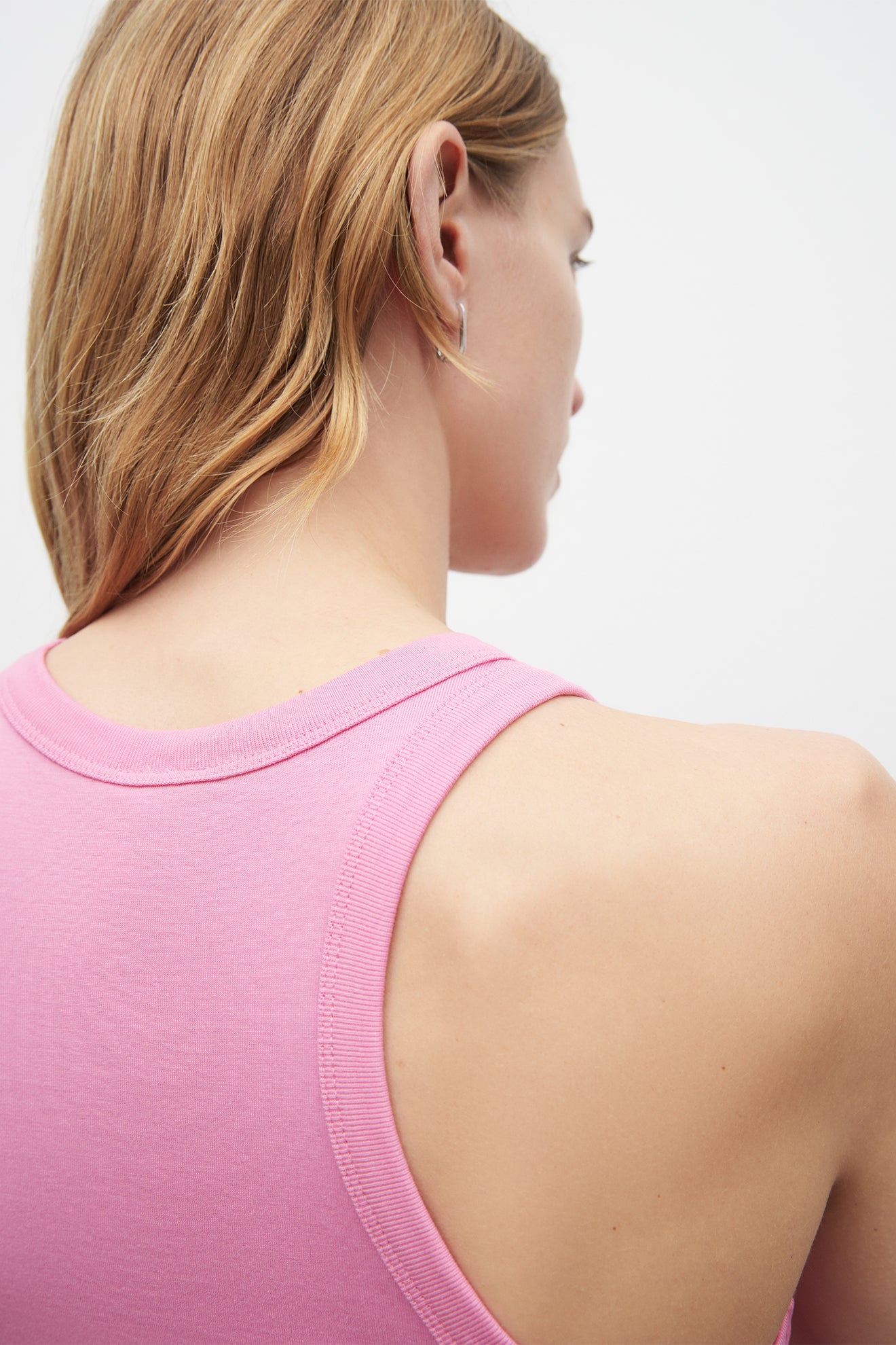 RACER BACK SINGLET - PEONY