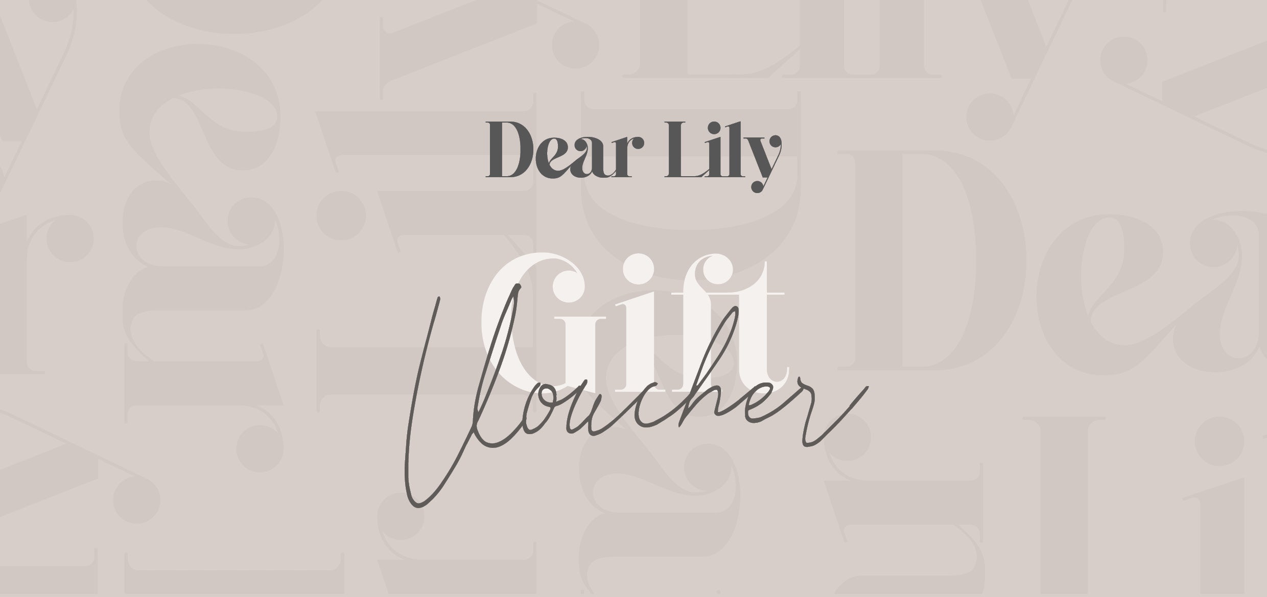 Dear Lily Gift Card