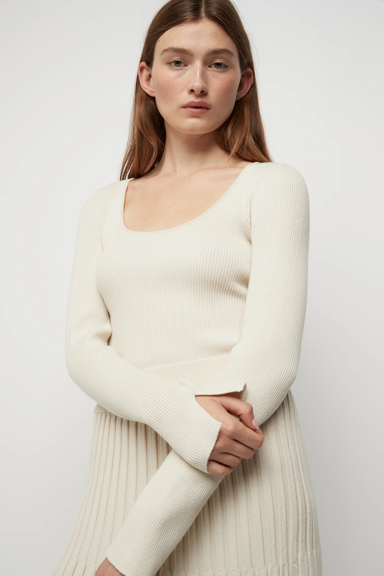 Basic Rib Knit Top