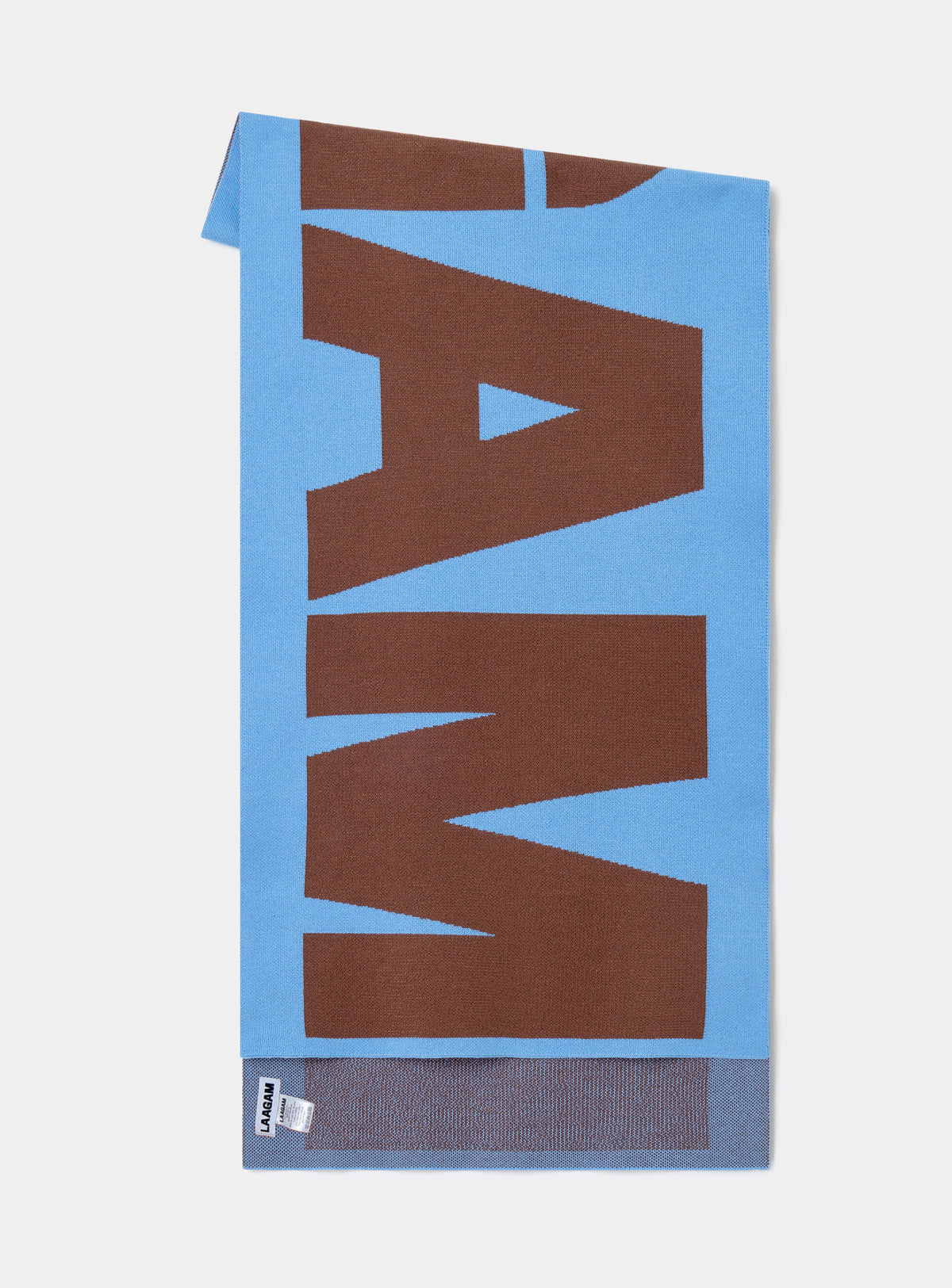 DAMSON BLUE LOGO SCARF