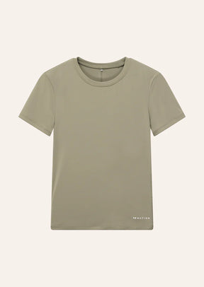 FOUNDATION SHORT SLEEVE TEE IN SILVER SAGE