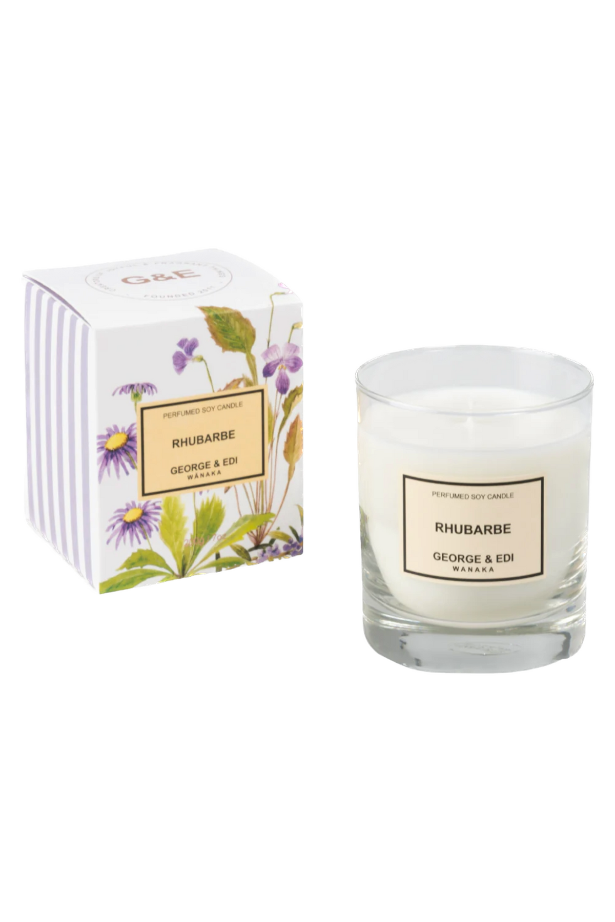 PERFUMED SOY CANDLE - RHUBARBE