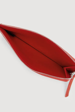 Neve Suede Pouch - Chilli