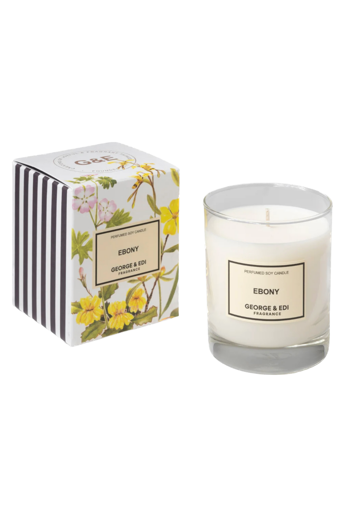 PERFUMED SOY CANDLE - EBONY