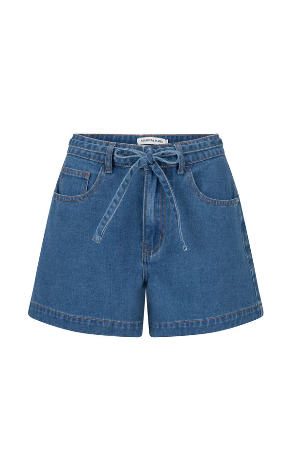 Jolie Denim Short - Dark Blue