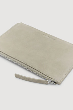 Neve Suede Pouch - Taupe
