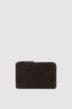 Neve Suede Pouch - Ganache