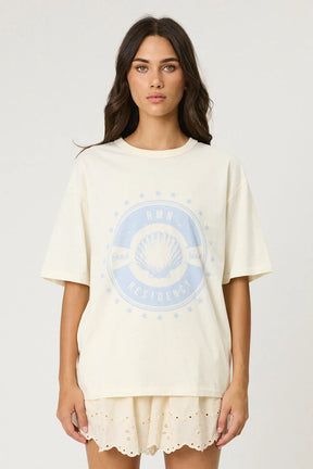 BEACH BOUND TEE - BONE
