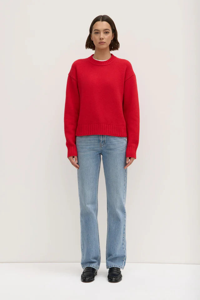 Beau Merino Wool Knit - Goji