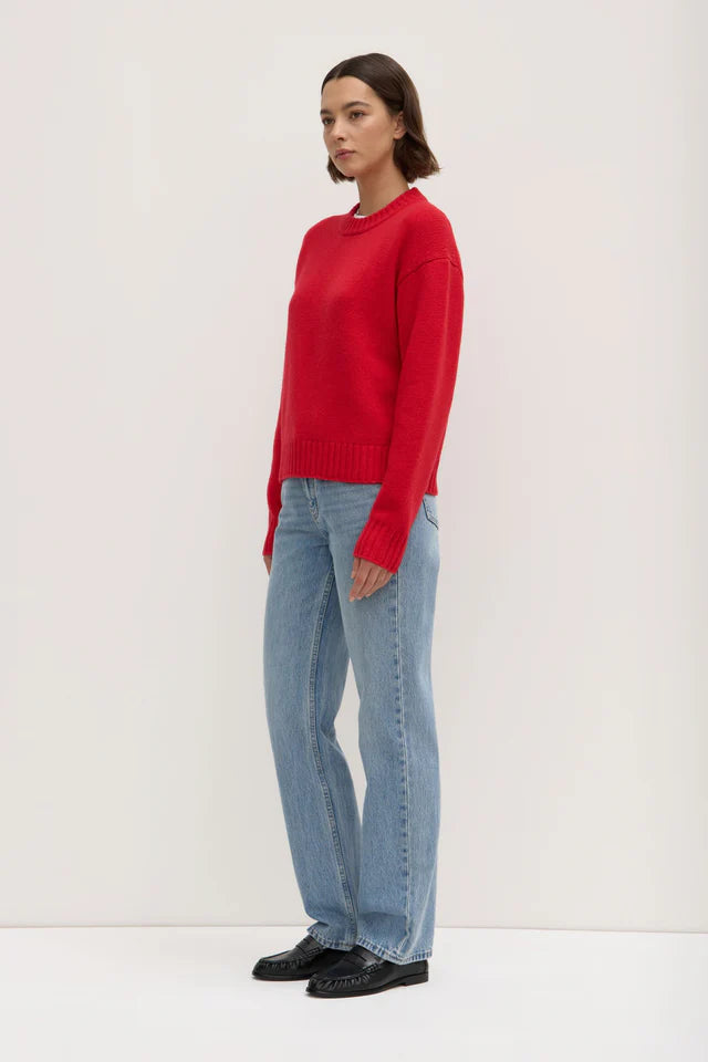 Beau Merino Wool Knit - Goji