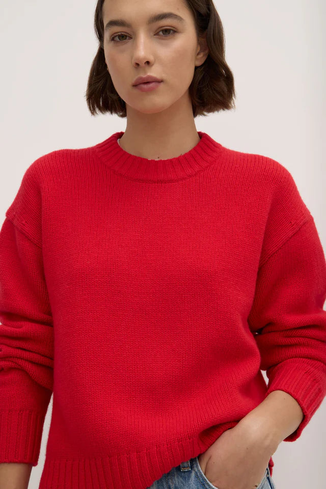 Beau Merino Wool Knit - Goji