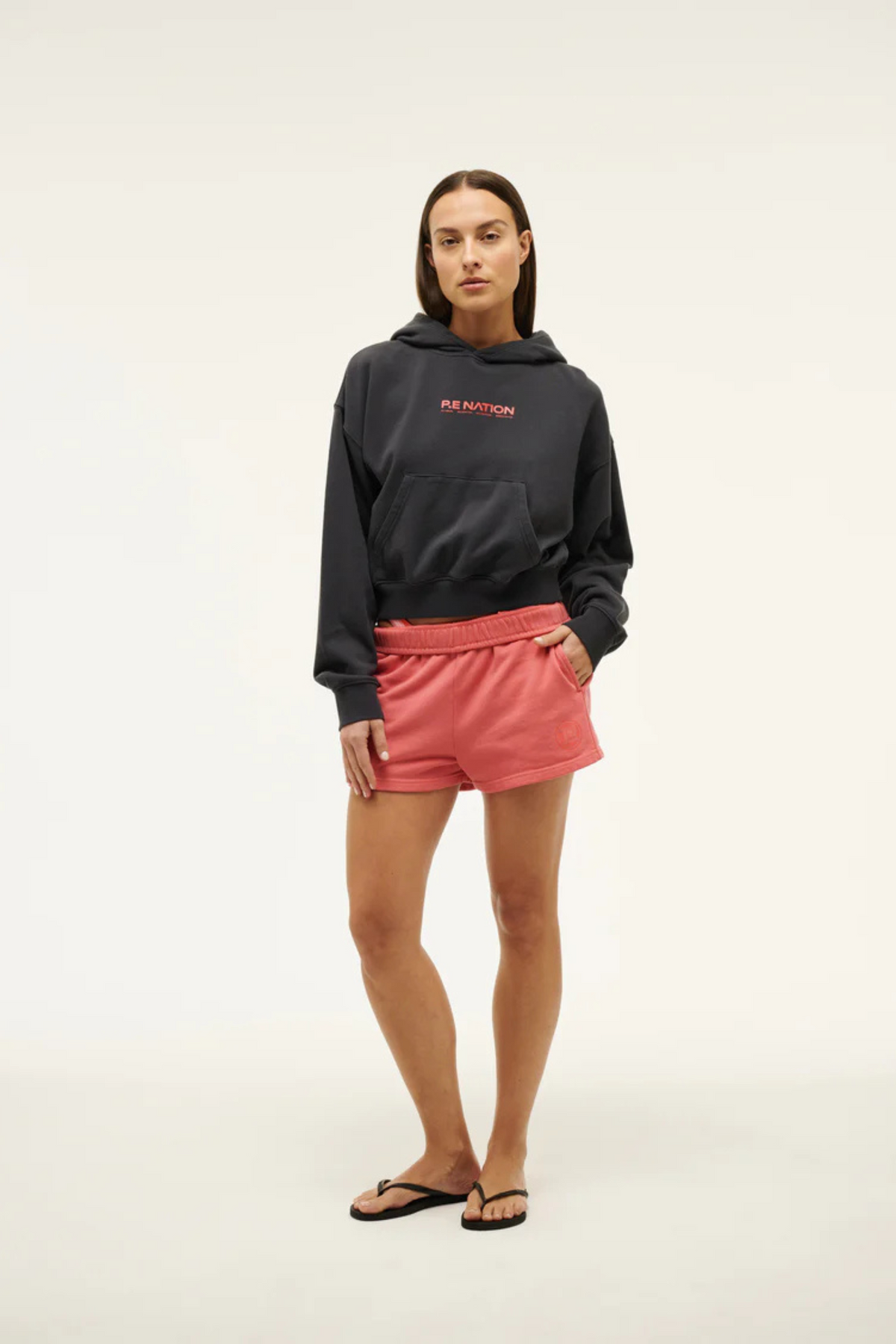 TRANSITION HOODIE IN WASHED EBONY