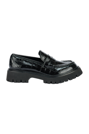 Martime Loafer - Black Croc