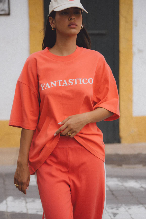 Fantastico Tee Lobster Red