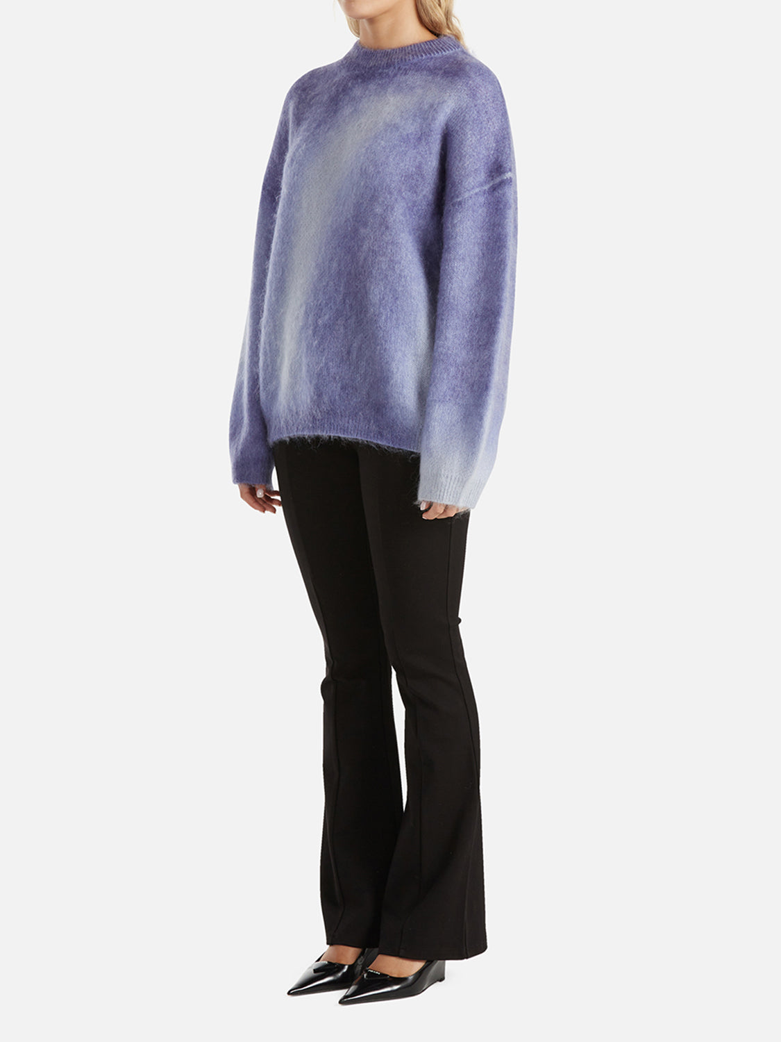 Delilah Knit Pullover - Iris Swirl