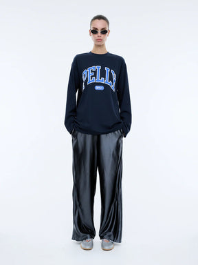 LONG SLEEVE PELLY TEE - INK