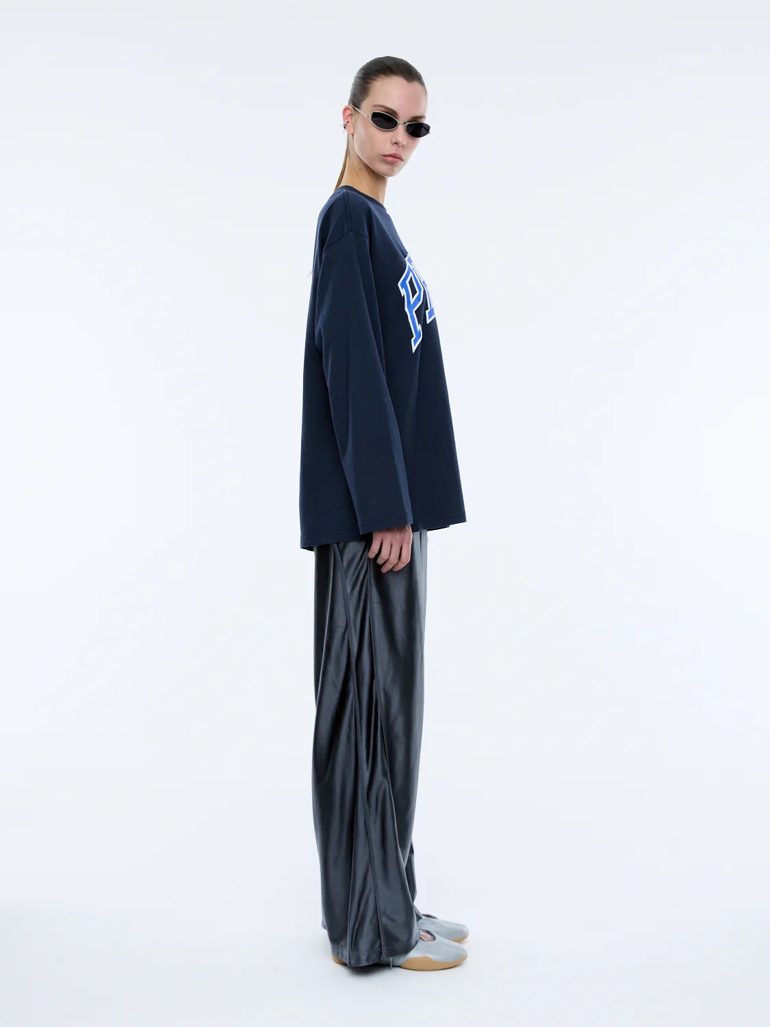 LONG SLEEVE PELLY TEE - INK