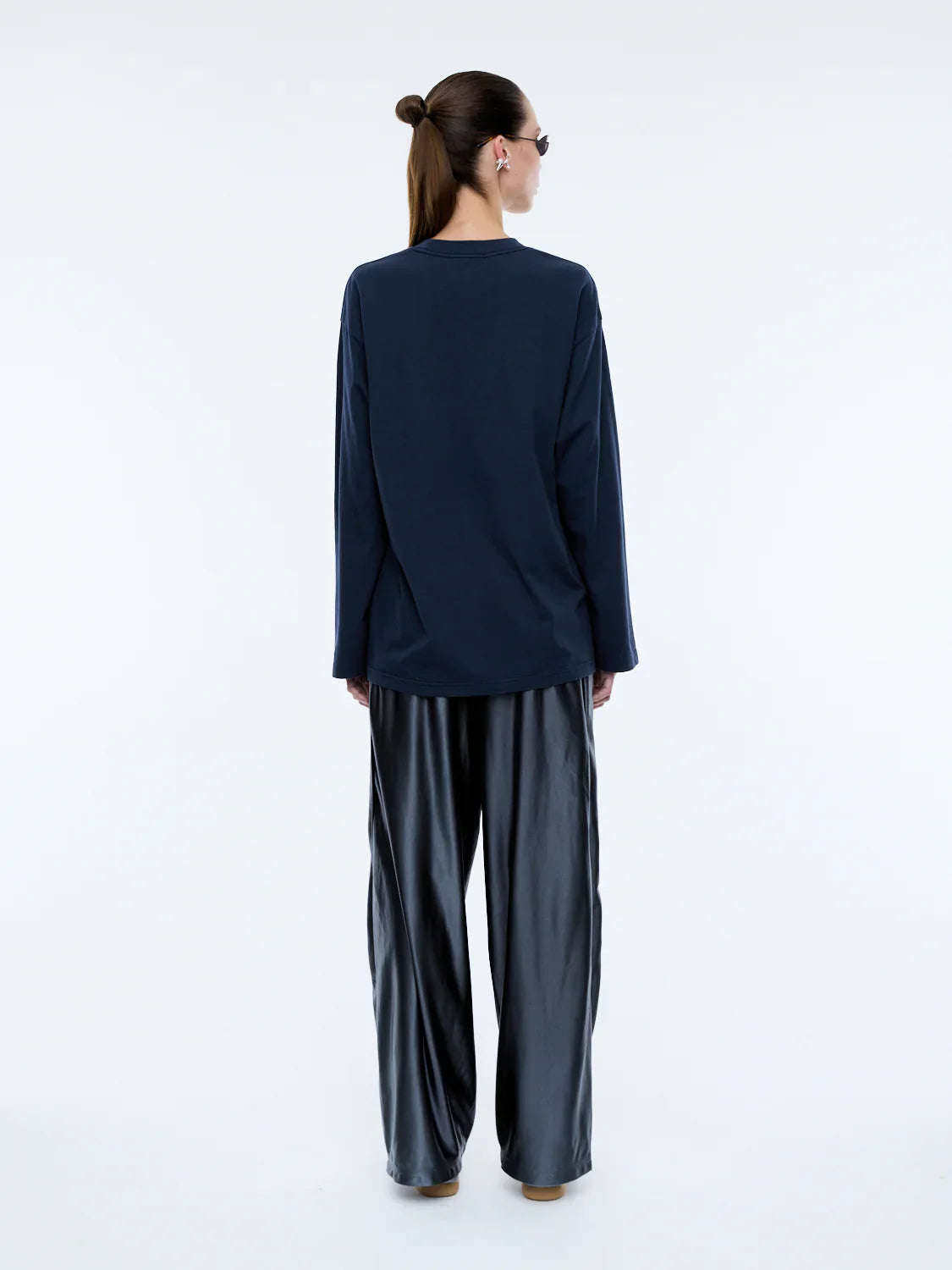 LONG SLEEVE PELLY TEE - INK