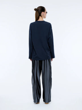 LONG SLEEVE PELLY TEE - INK