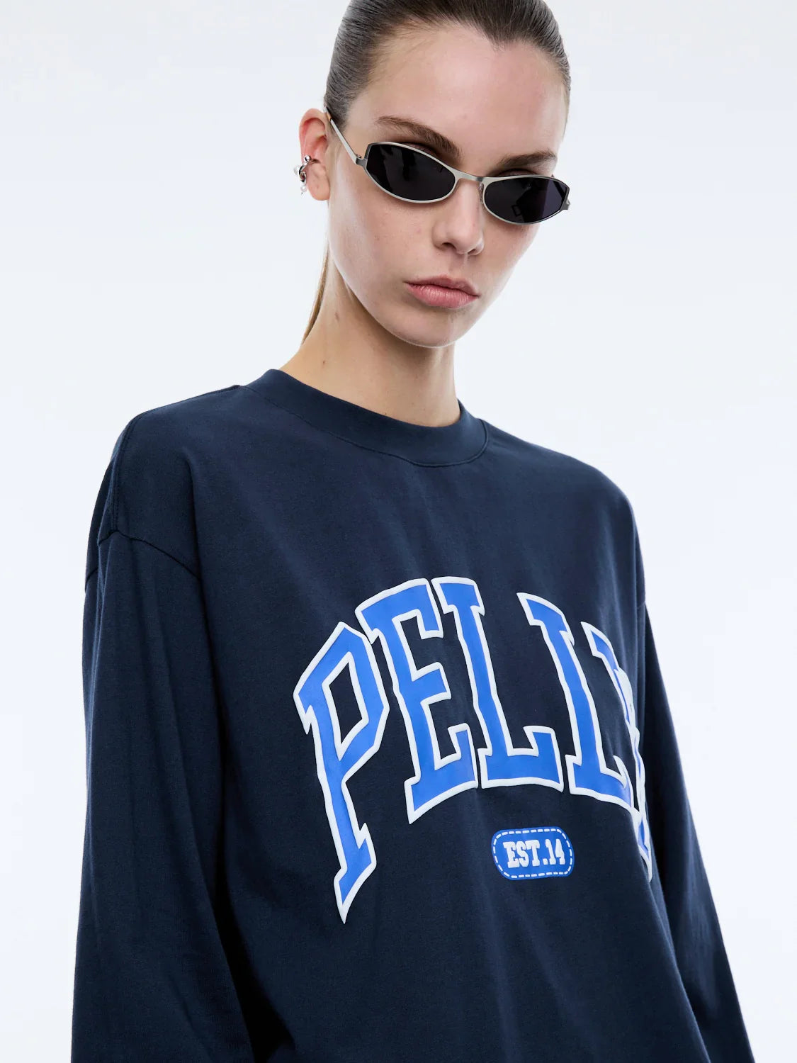 LONG SLEEVE PELLY TEE - INK