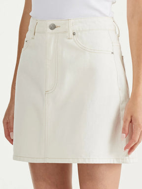 A-LINE DENIM MINI SKIRT