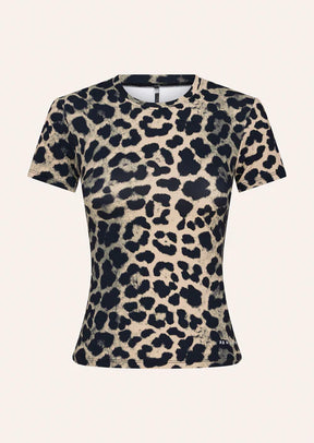 Foundation short sleeve tee in leopard