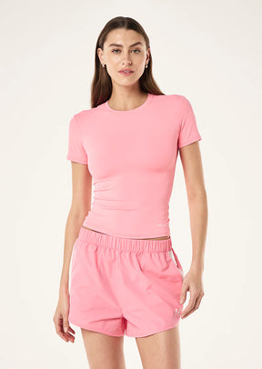 Foundation short sleeve tee in pink lemonade