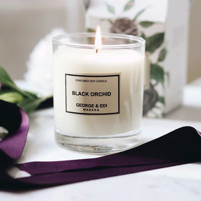 BLACK ORCHID PERFUMED SOY CANDLE