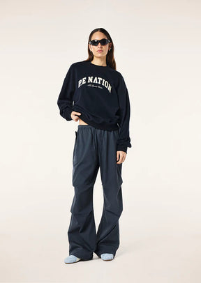 Heritage sweat in dark sapphire