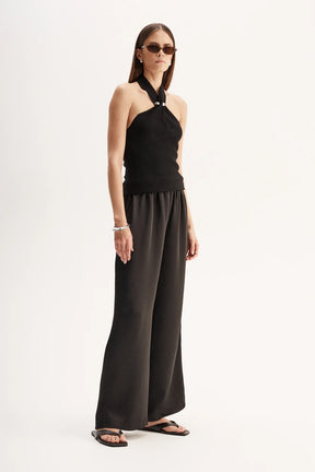 Zinnia Knit Top Black